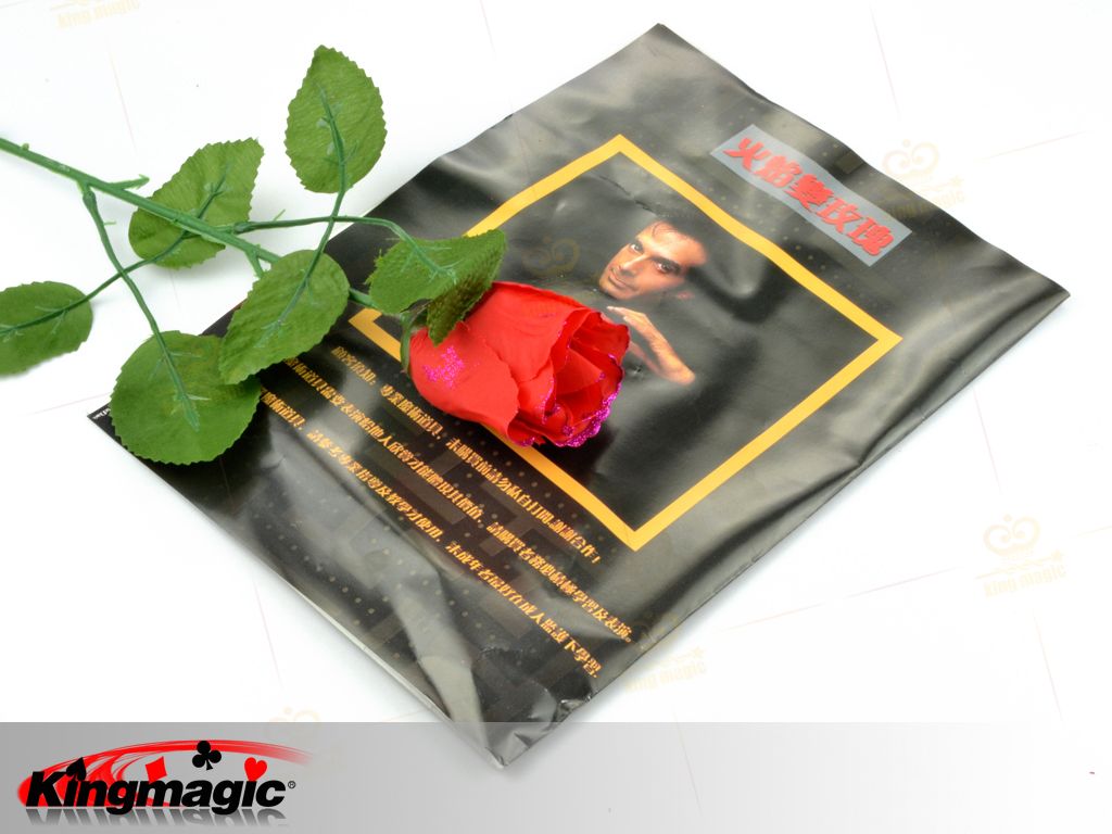 David Copperfield floating rose Flash Paper To Rose
