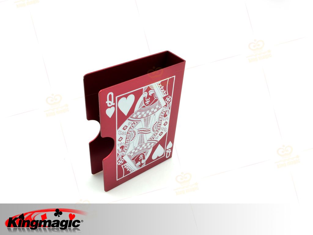 Bicycle Card Protector Aluminum - Prediction (Red) - Click Image to Close