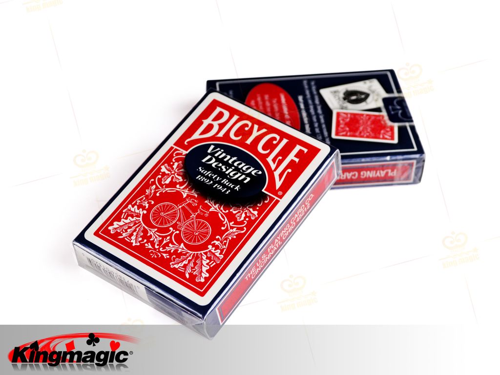 Bicycle Rummy playing card (Red) - Click Image to Close