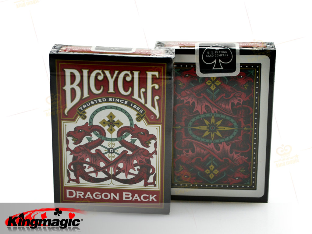 Bicycle Dragon Back Playing Card (Red)