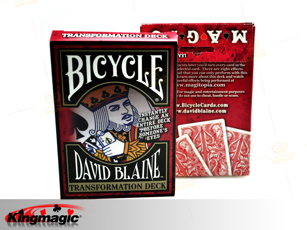 Bicycle SPLIT SPADES (Red Transformation Deck)