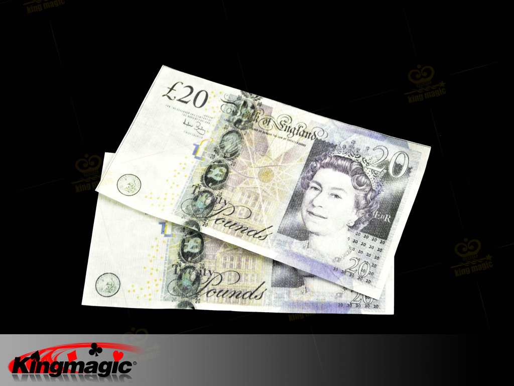 Bill Flash Paper Of British Pound - Set 10 - Click Image to Close