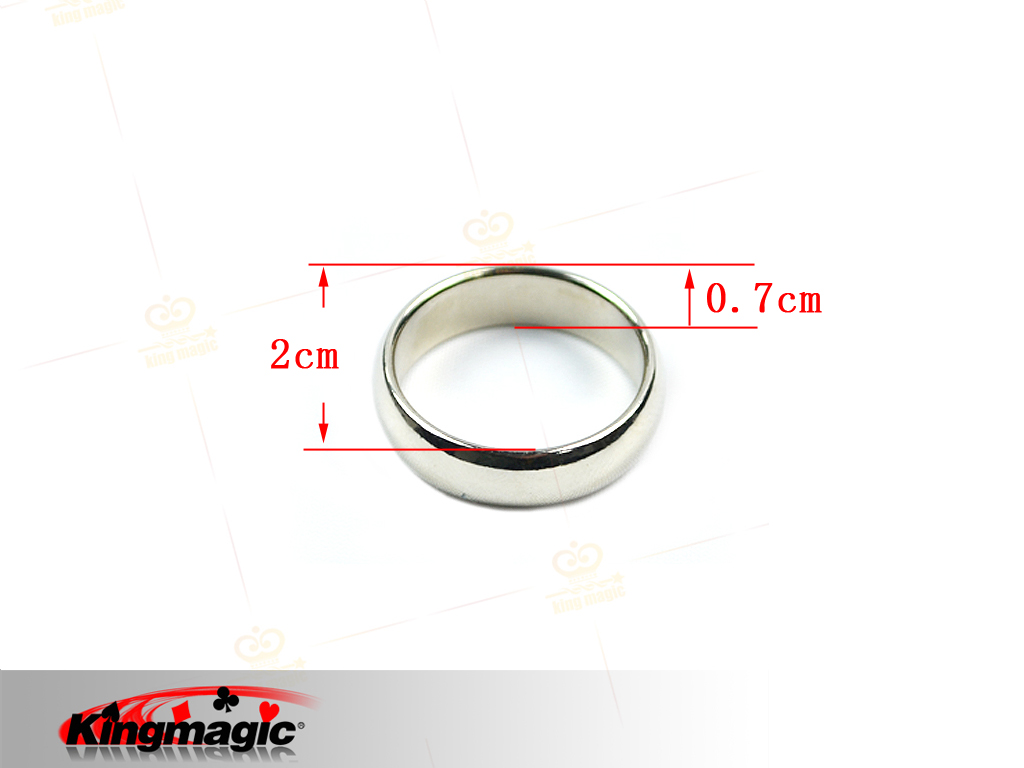 Silver Cambered PK Ring (19MM)